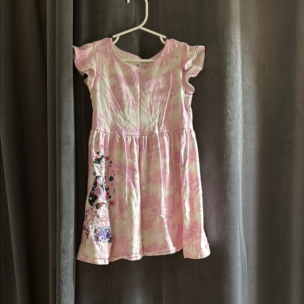Jumping Beans Pink Ruffled Sundress with Flutter Sleeves